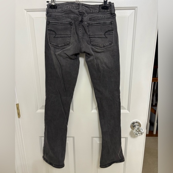 American Eagle Outfitters Women's Dark Gray Skinny stretch Jeans - Picture 2 of 4